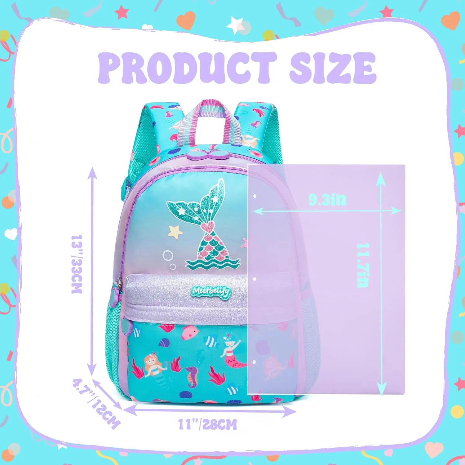 Cute Toddler Backpacks for Girls 3-4 Kids Preschool Backpacks for Girls Pink Kindergarten Backpack Ages 4-6 Mini Small Backpack Little Girl Back to School Supplies