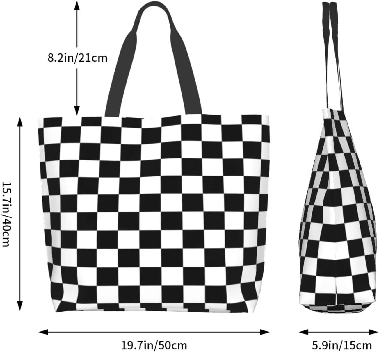 Cute Tote Bag Beach Canvas Bag Travel Reusable Grocery Shopping Bag Tote for Women Men