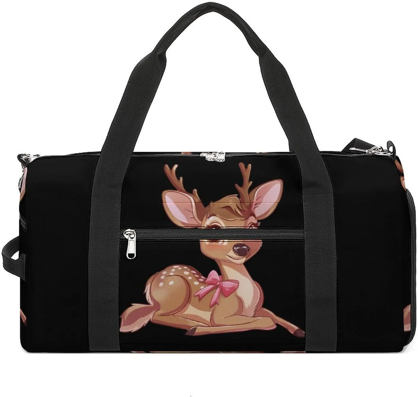 Deer Sports Gym Bag Lightweight Travel Duffle Bag Carry on Weekender Bags for Women Men