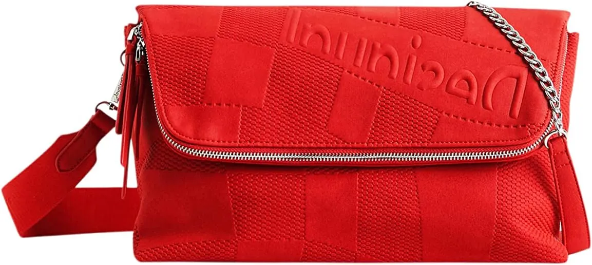Desigual Accessories PU Across Body Bag, Red