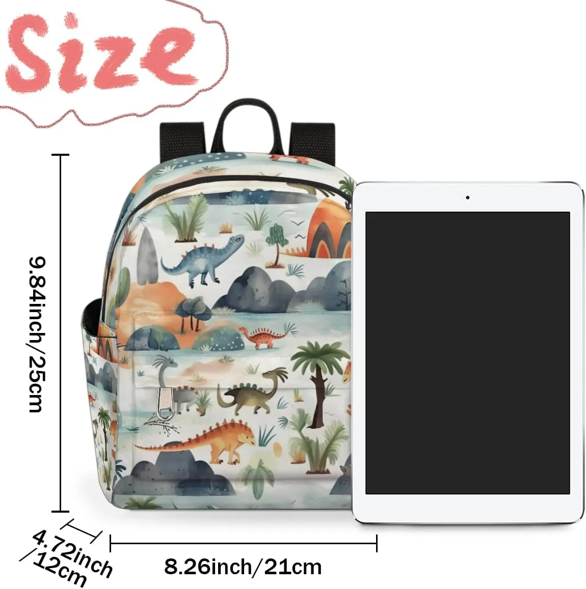 Dinosaur Mountain Mini Backpack Purse for Women Lightweight Shoulder Bag Women Shopping Backpack Small Backpacks Purse