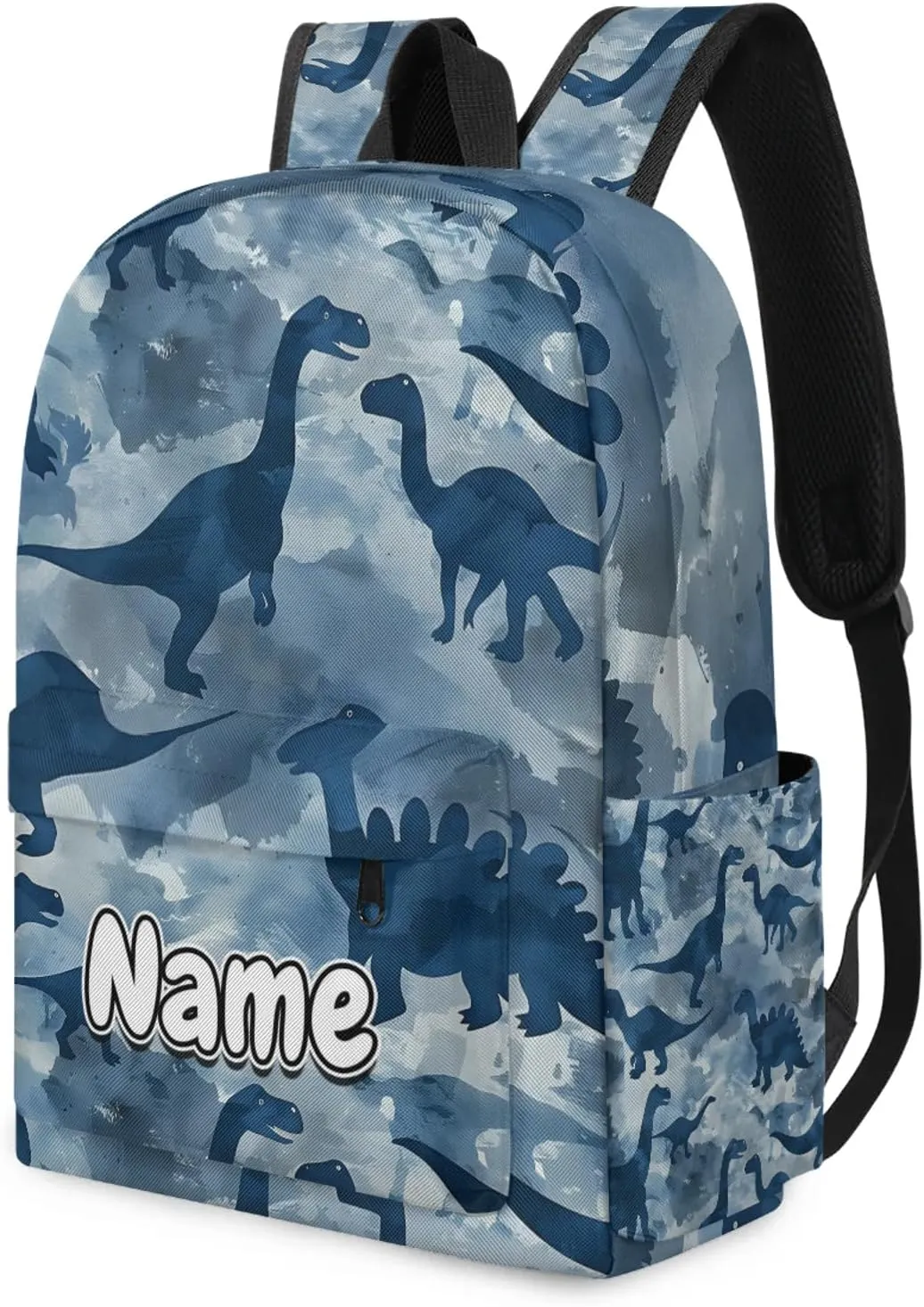 Dinosaurs Personalized Backpack Bag with Name Lightweight Custom Shoulder Bags Waterproof Casual Backpacks Travel Laptop Bag 15.1in