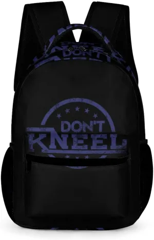 Don't Kneel Fashion Backpack Cute Daypack Unisex Laptop Bag for Travel Business Work