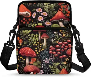 Double Layer Crossbody Bag for Women Lightweight Travel Purse Small Messenger Bags Phone Key Wallet Satchel Clutch