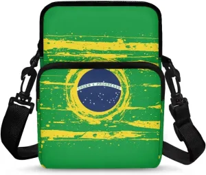 Double Layer Crossbody Bag for Women Lightweight Travel Purse Small Messenger Bags Phone Key Wallet Satchel Clutch