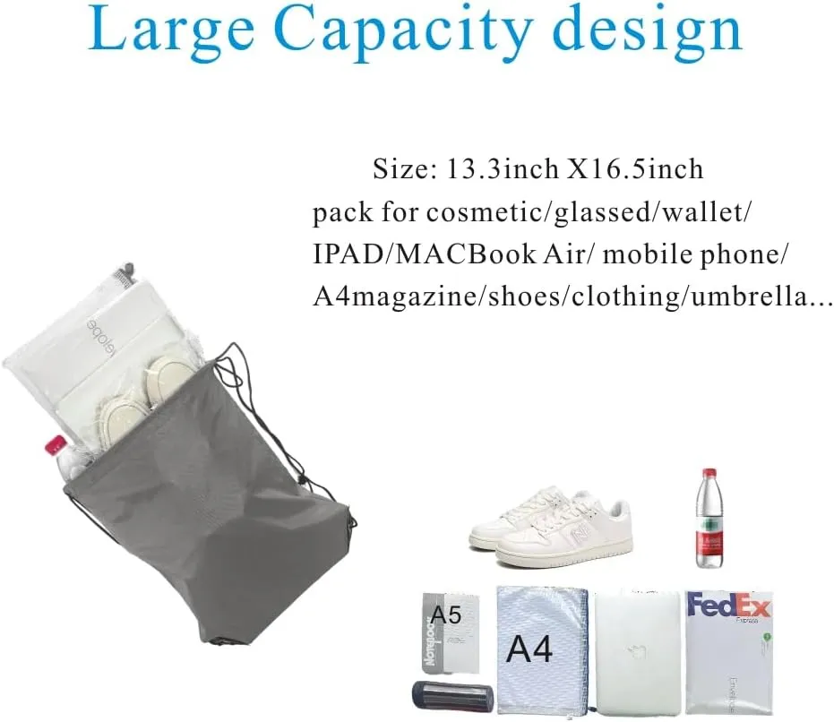 Drawstring Backpack Bulk 24Pcs Draw String Backpack Bags DIY Gym Sports Traveling Yoga Cinch Bag Sackpack Drawstring(grey)