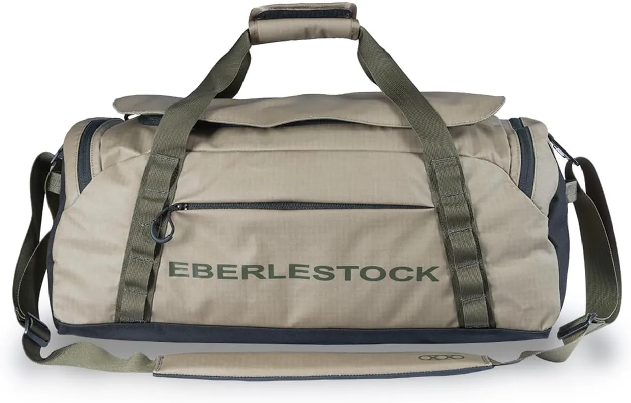Eberlestock Hyllus Duffel Bag for Men - Durable, Water-Resistant, Small Men's Duffle Bag with Zipper Pockets, Ideal for Travel & Gym, Tactical Gear Bag, Hunting, Fishing, Camping - Dry Earth, 45L