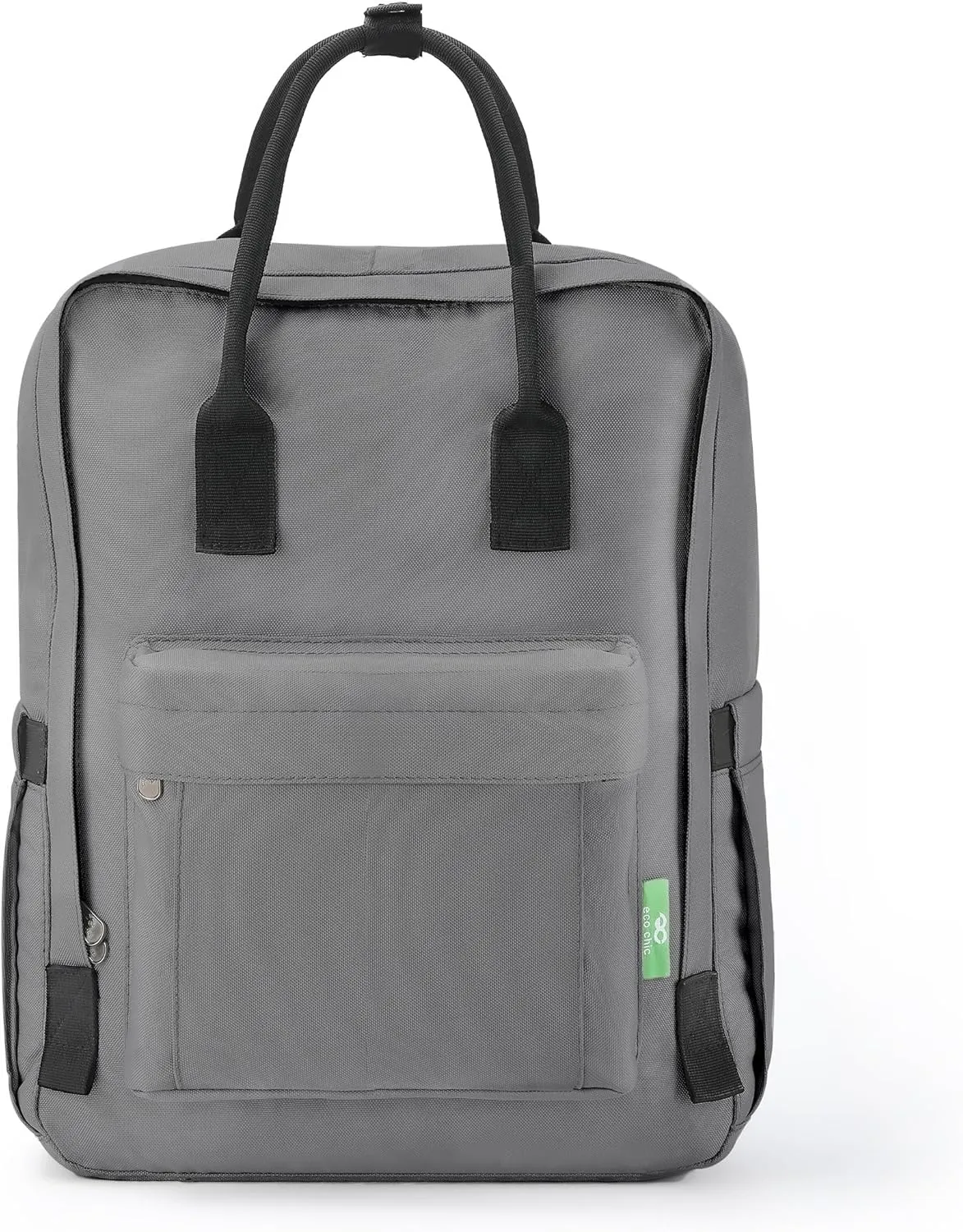 ECO CHIC Waterproof Recycled Canvas Twin-Handle Backpack – Sustainable Laptop Backpack