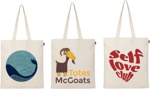 Ecoright Aesthetic Canvas Tote Bag for Women, Reusable Cotton Tote Bag for Grocery, Shopping, Beach & Daily Use
