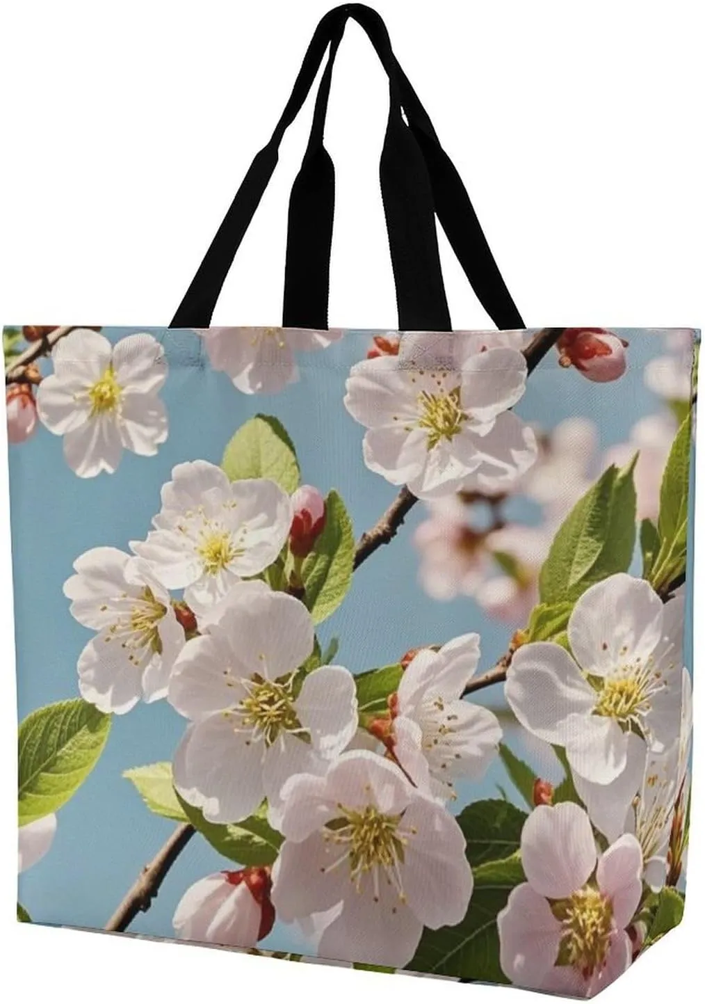 Electric Guitar Music Tote Bag for Women Reusable Grocery Shoulder Bag Shopping Bags for Travel, Groceries