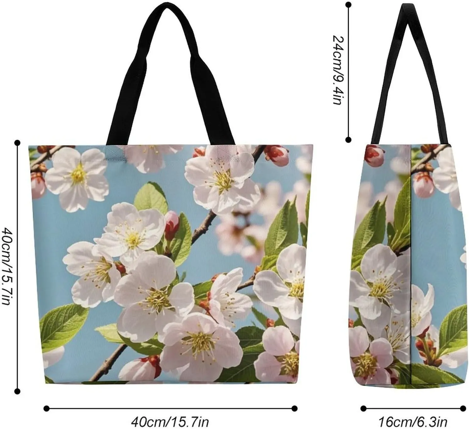 Electric Guitar Music Tote Bag for Women Reusable Grocery Shoulder Bag Shopping Bags for Travel, Groceries