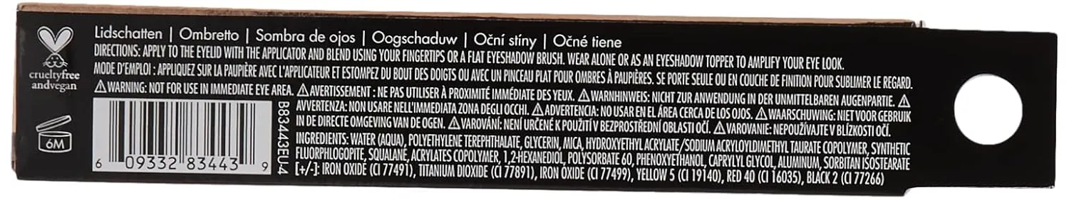 e.l.f. Liquid Glitter Eyeshadow, Long Lasting, Quick-Drying, Opaque, Gel-Based Eyeshadow For Creating High-Impact, Multi-Dimensional Eye Looks, Copper Pop, 0.10 Fl Oz