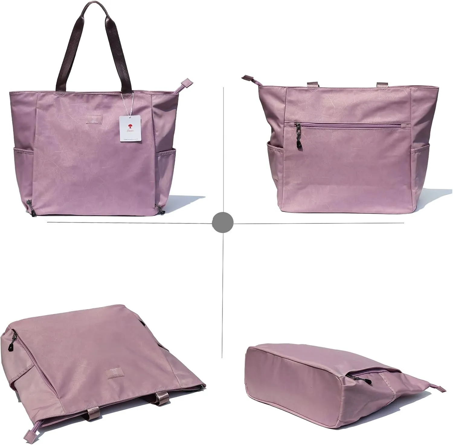 ESVAN Yoga Mat Bag Yoga Tote Carrier Shoulder Bag Carryall Tote for Office,Yoga,Pilates,Travel,Beach and Gym