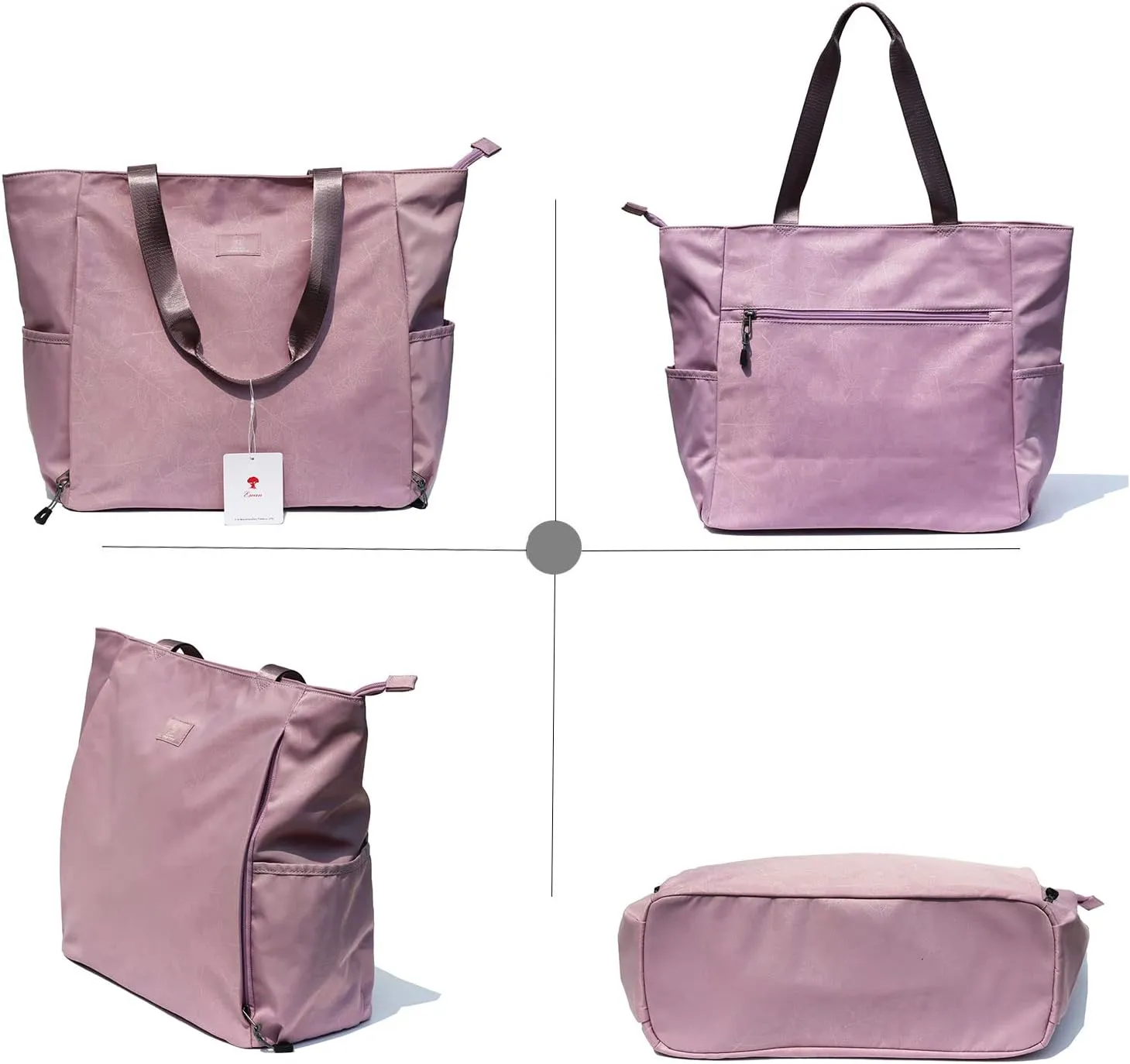 ESVAN Yoga Mat Bag Yoga Tote Carrier Shoulder Bag Carryall Tote for Office,Yoga,Pilates,Travel,Beach and Gym