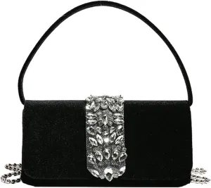 Evening Bag for Women Rhinestone Clutch Bag Sparkly Crystal Handbag Bridal Wedding Purse Glitter Shoulder Bag