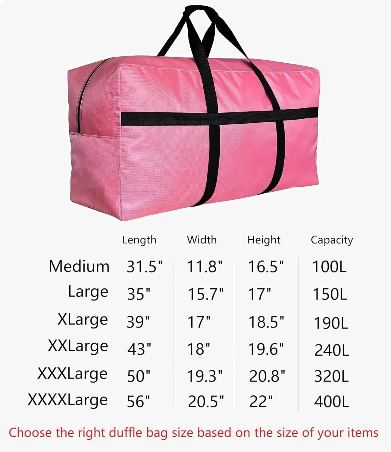 Extra Large Canvas Duffle Bag for Travel, Big Oversized Foldable Storage Bag