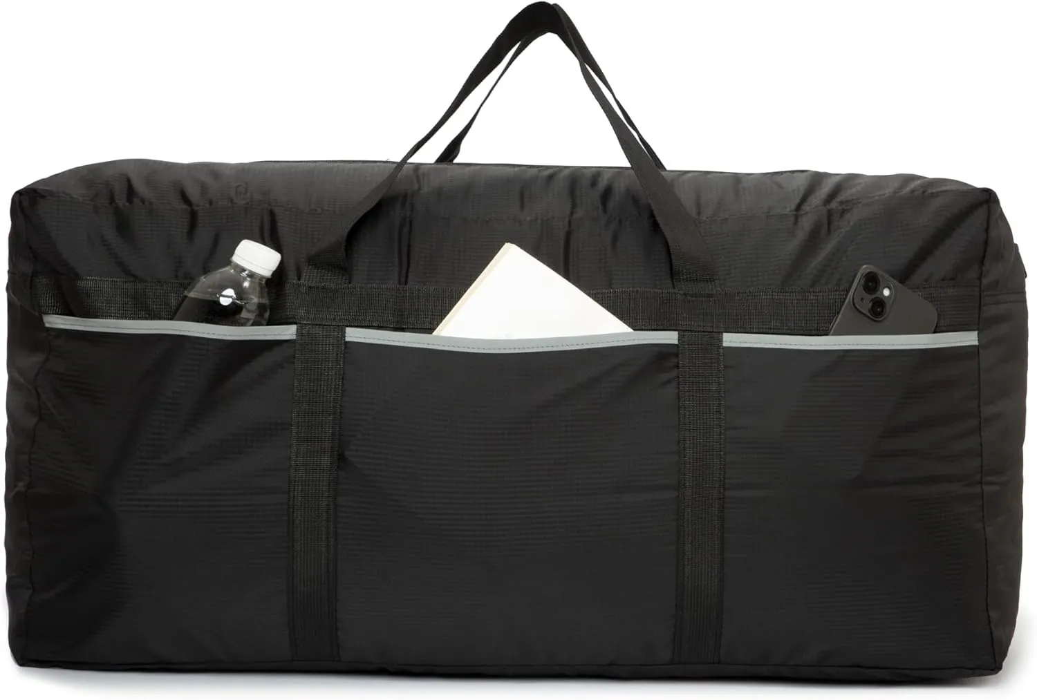 Extra Large Duffle Bag Lightweight, 96L Water Resistant Travel Duffel Bag Foldable for Men Women Camping (BLACK 96L)