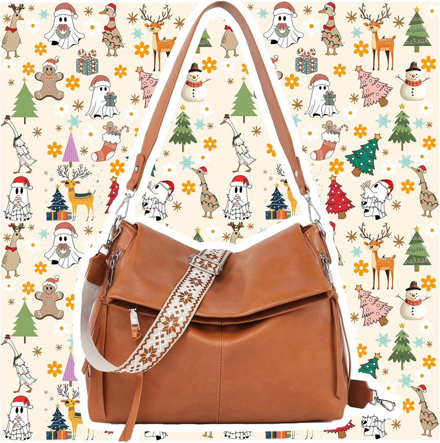 Extra Large Hobo Crossbody Bags for Women Vegan Leather Handbags Purses for Women Tote Purse Shoulder Bag with Wide Strap