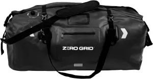 Extra Large Waterproof Duffel Bag - Heavy-Duty Duffle Dry Bag with Welded Seams & Rfid Pockets - Roll Top XL Duffel Bags for Traveling, Camping, Kayaking, Fishing, Canoeing, Boating - 120L, Black