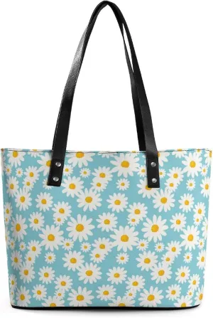 Fall Watercolor Pumpkins Leather Handbag Smooth Wrinkle Resistant Lightweight And Convenient