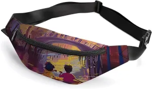 Fanny Pack for Men Women Belt Bag Take A Raft Crossbody Waist Pack for Travel Walking Running Bum Bags