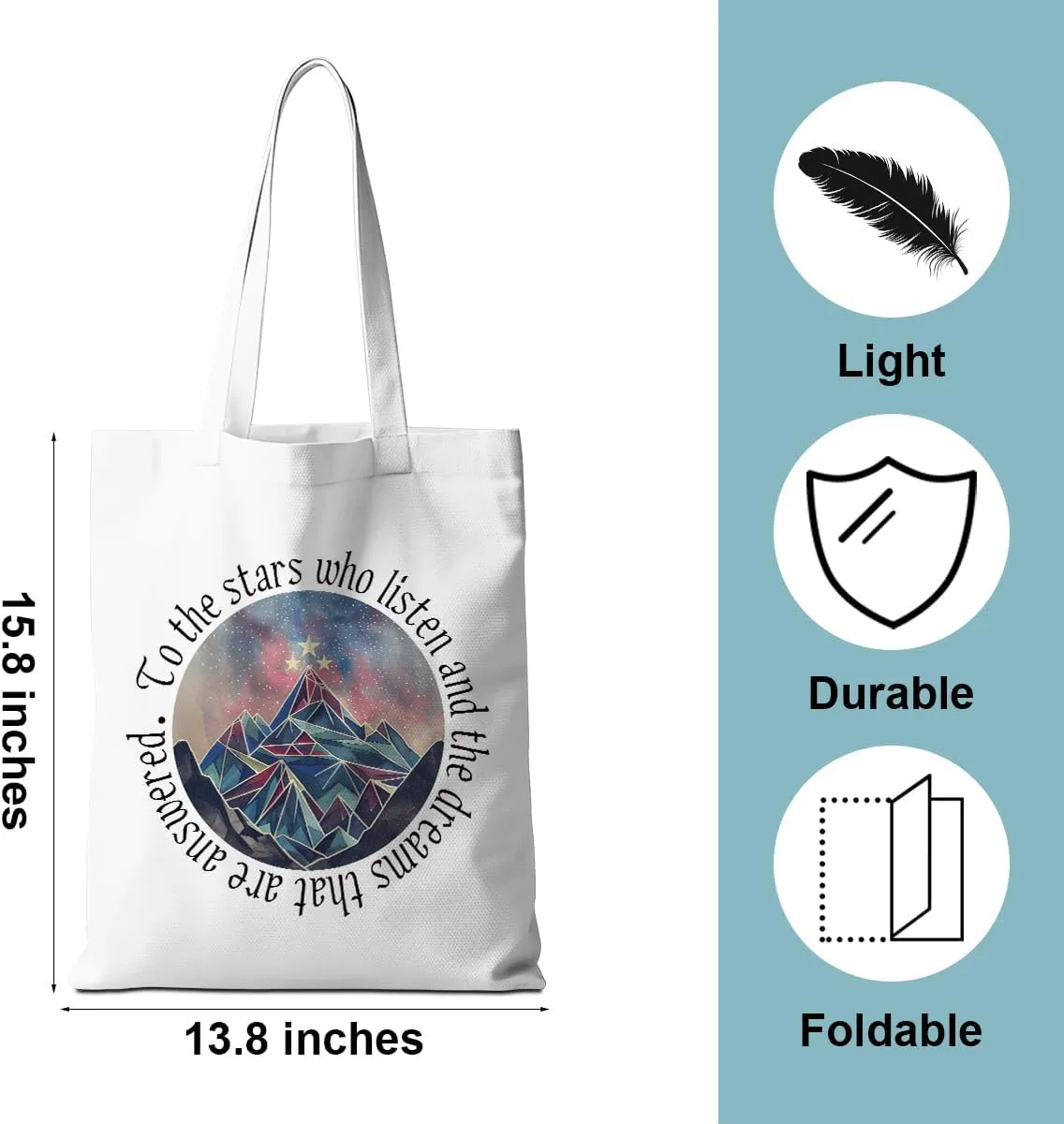 Fantasy Dragon Tote Bag Fantasy Books Weekender Bag Shopping Bags Book Lovers Gifts for Shopping Travelling Vacation