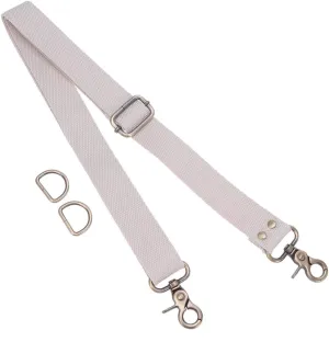 Fashion Chic Bag Shoulder Strap 3.2cm Wide Adjustable Cotton Webbing for Diy Purse