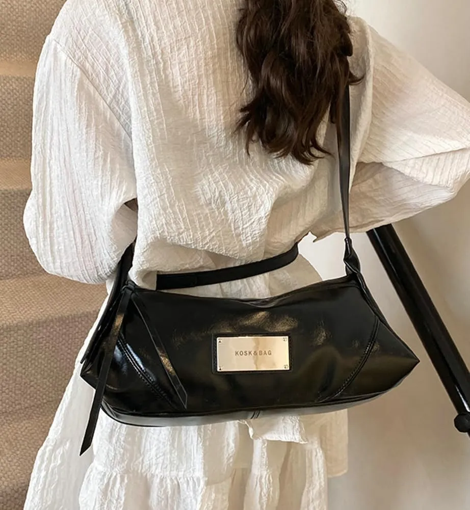 Fashion Shoulder Bag,Purses for Women Medium Hobo Bags Vegan PU Leather Ladies Clutch with Adjustable Strap