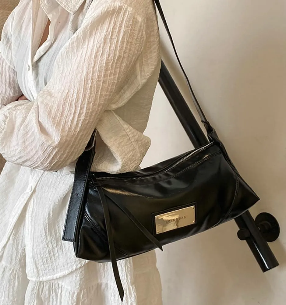 Fashion Shoulder Bag,Purses for Women Medium Hobo Bags Vegan PU Leather Ladies Clutch with Adjustable Strap