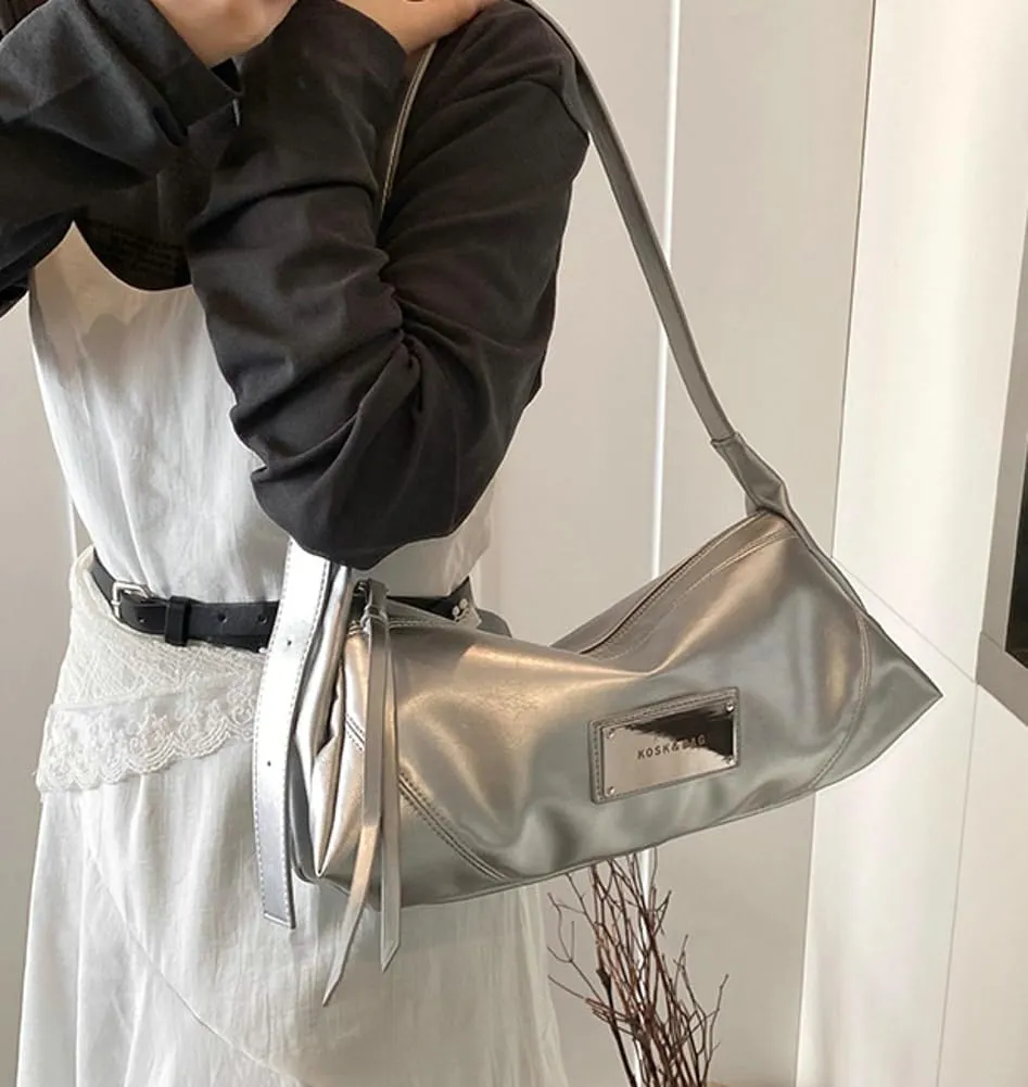 Fashion Shoulder Bag,Purses for Women Medium Hobo Bags Vegan PU Leather Ladies Clutch with Adjustable Strap
