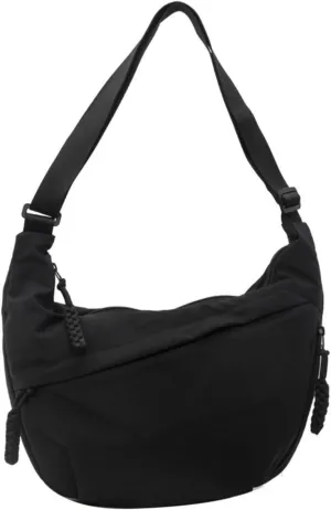 Festivalment Crossbody Bag, Fashion Plain Color Nylon Crossbody Bag, Casual Lightweight Nylon Crossbody Bags for Women