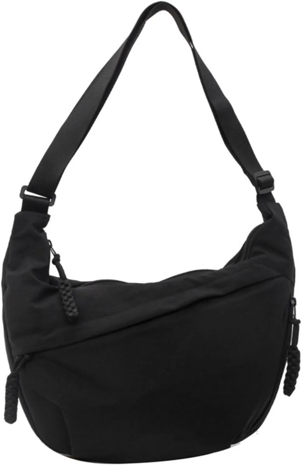 Festivalment Crossbody Bag, Fashion Plain Color Nylon Crossbody Bag, Casual Lightweight Nylon Crossbody Bags for Women