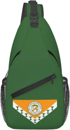 Flag Of Florissant, Missouri Crossbody Bags For Women Men Chest Backpack Gym Shoulder Bag Travel Outdoor Sports Casual Crossbody Bags