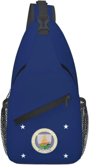 Flag of the United States Secretary of Agriculture Crossbody Bags For Women Men Chest Backpack Gym Shoulder Bag Travel Outdoor Sports Casual Crossbody Bags