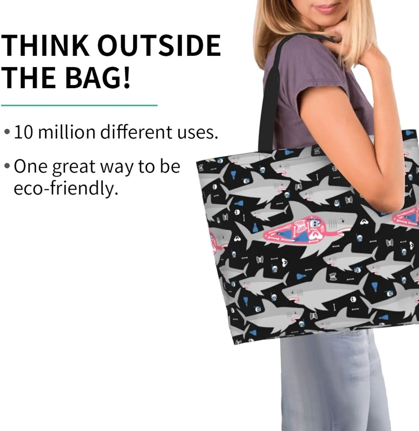 Flame Hockey Puck Women's Tote Bag Large Capacity Single Shoulder Bags Handbag for Shopping Work