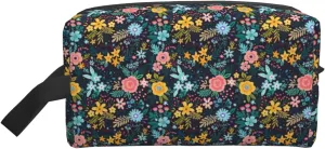 Flower Topics Travel Toiletry Bag for Men Women Waterproof Hanging Dopp Kit Wash Bags Lightweight Shaving Bag Portable Cosmetic Makeup Bag with Handle for Shower Toiletries Accessories