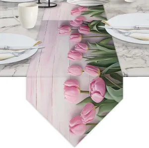 Flower Tulip Fresh Briefcases for Men Crossbody Bags Laptop Carrying Case Messenger Bag for 15" Laptops and Under