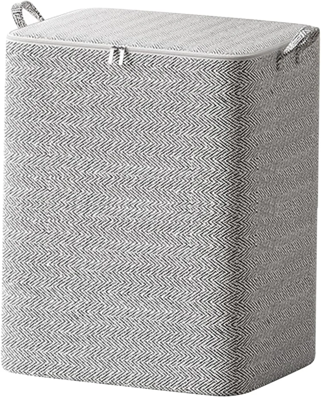 Foldable Storage Bag, Blanket Storage Bag, with Zipper Traveling Handbag for Storage Clothing Bed Sheets Pillows Toys (220L)
