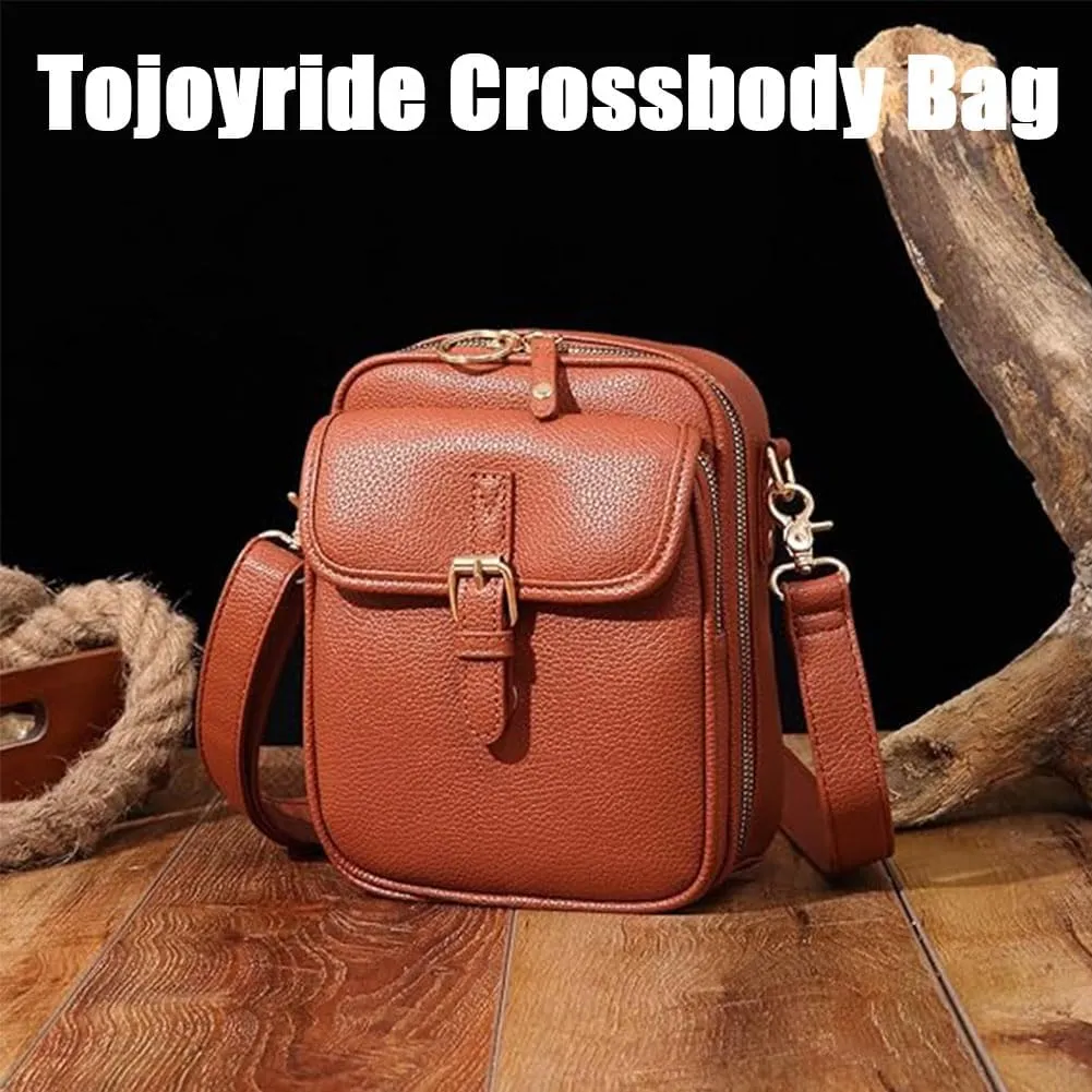 Forcipower Crossbody Leather Bag, Urvashi Crossbody Leather Bag for Women with Built in Wallet