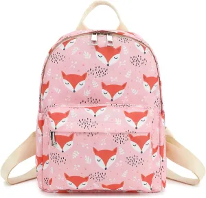 Fox Girls Mini Backpack, Small Backpacks Purse for Women Teens Kids School Travel