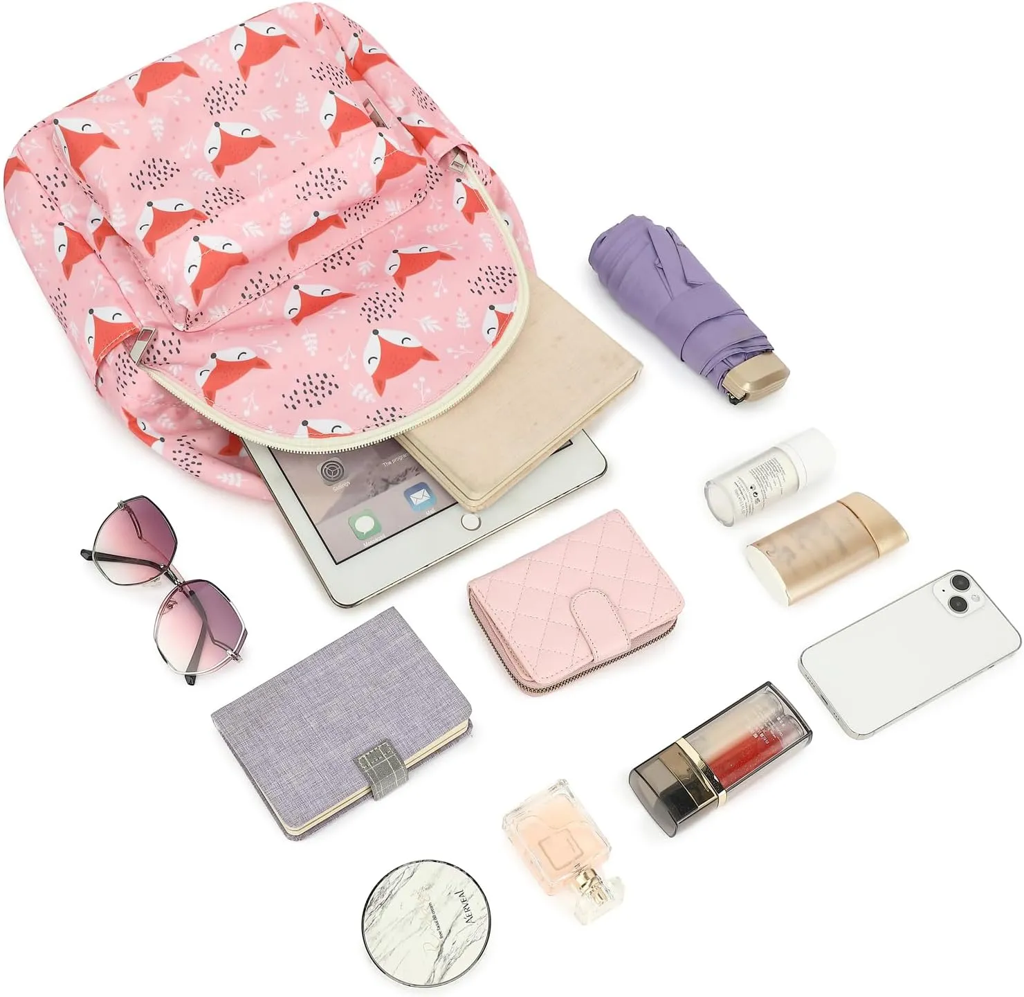 Fox Girls Mini Backpack, Small Backpacks Purse for Women Teens Kids School Travel