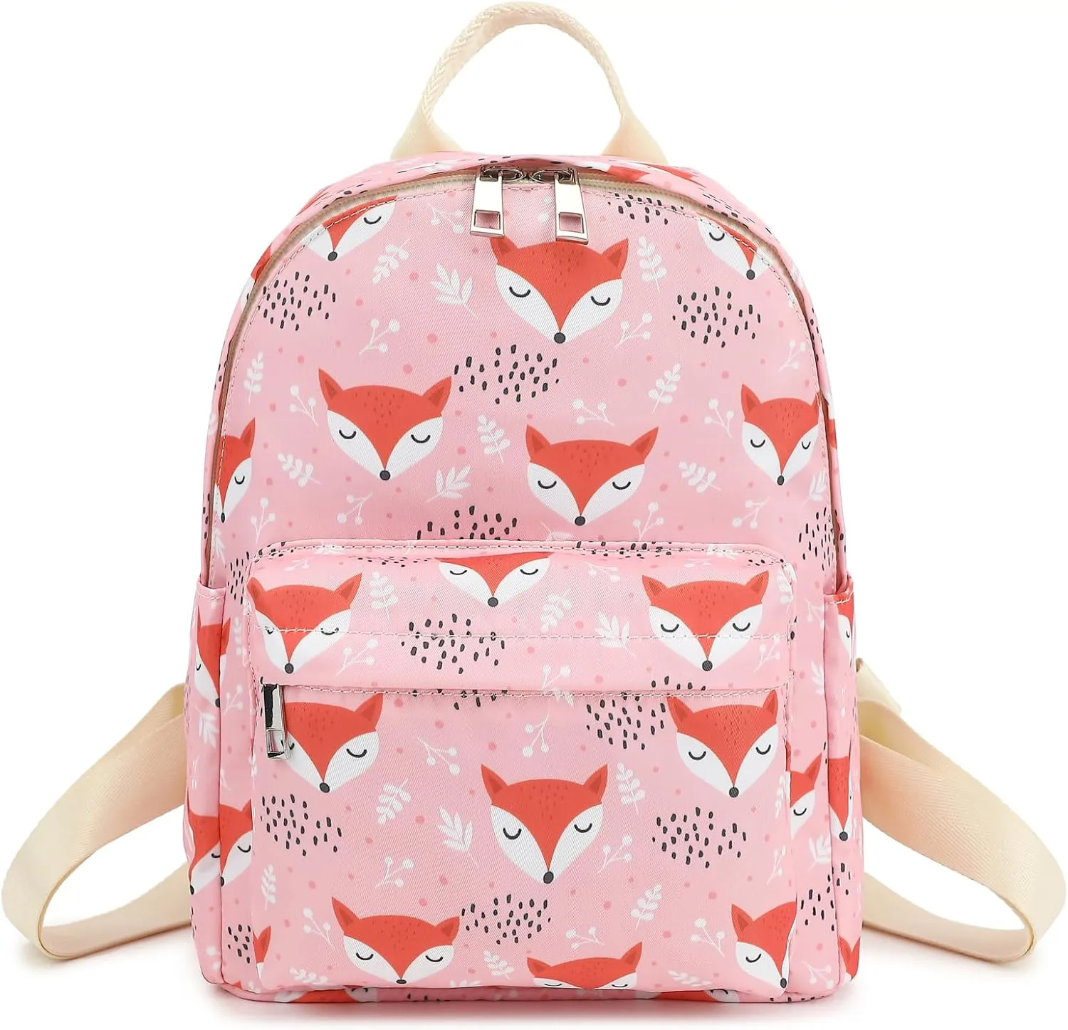 Fox Girls Mini Backpack, Small Backpacks Purse for Women Teens Kids School Travel