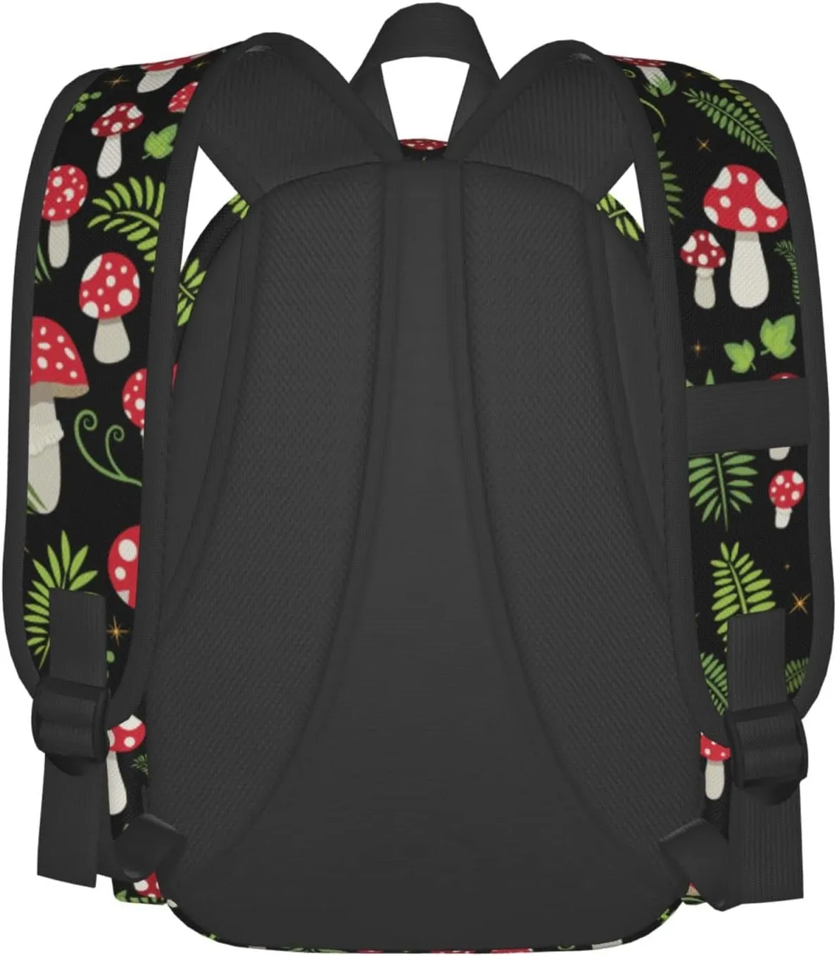 FREEHOTU Kawaii Mushroom Frog Backpack For Men Women With Adjustable Padded Shoulder Straps Daypack For College Travel