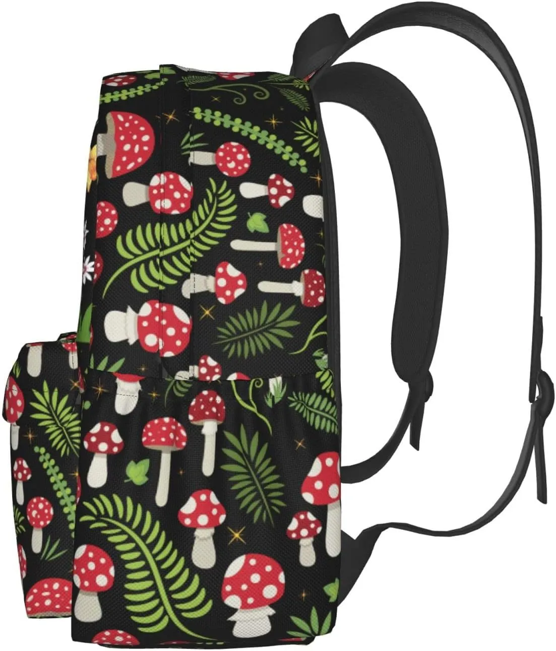 FREEHOTU Kawaii Mushroom Frog Backpack For Men Women With Adjustable Padded Shoulder Straps Daypack For College Travel