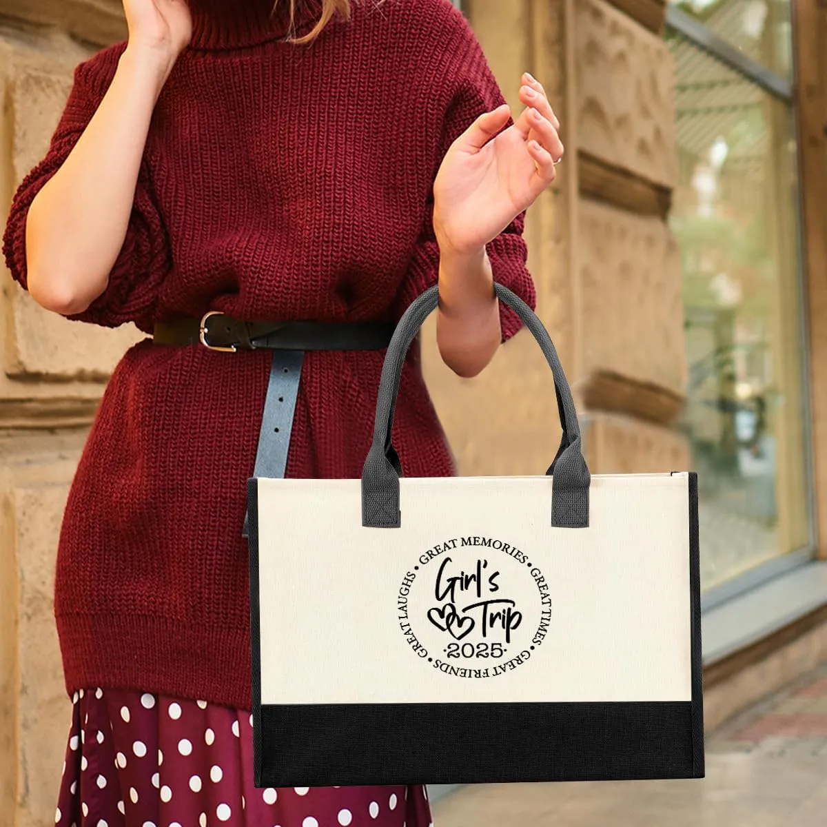Friend Trip Gifts Favors 2025, Sister Weekend Gifts Tote Bag Goodie Gifts, Bestie Gifts Vacation Weekend Bag Friendship Gifts