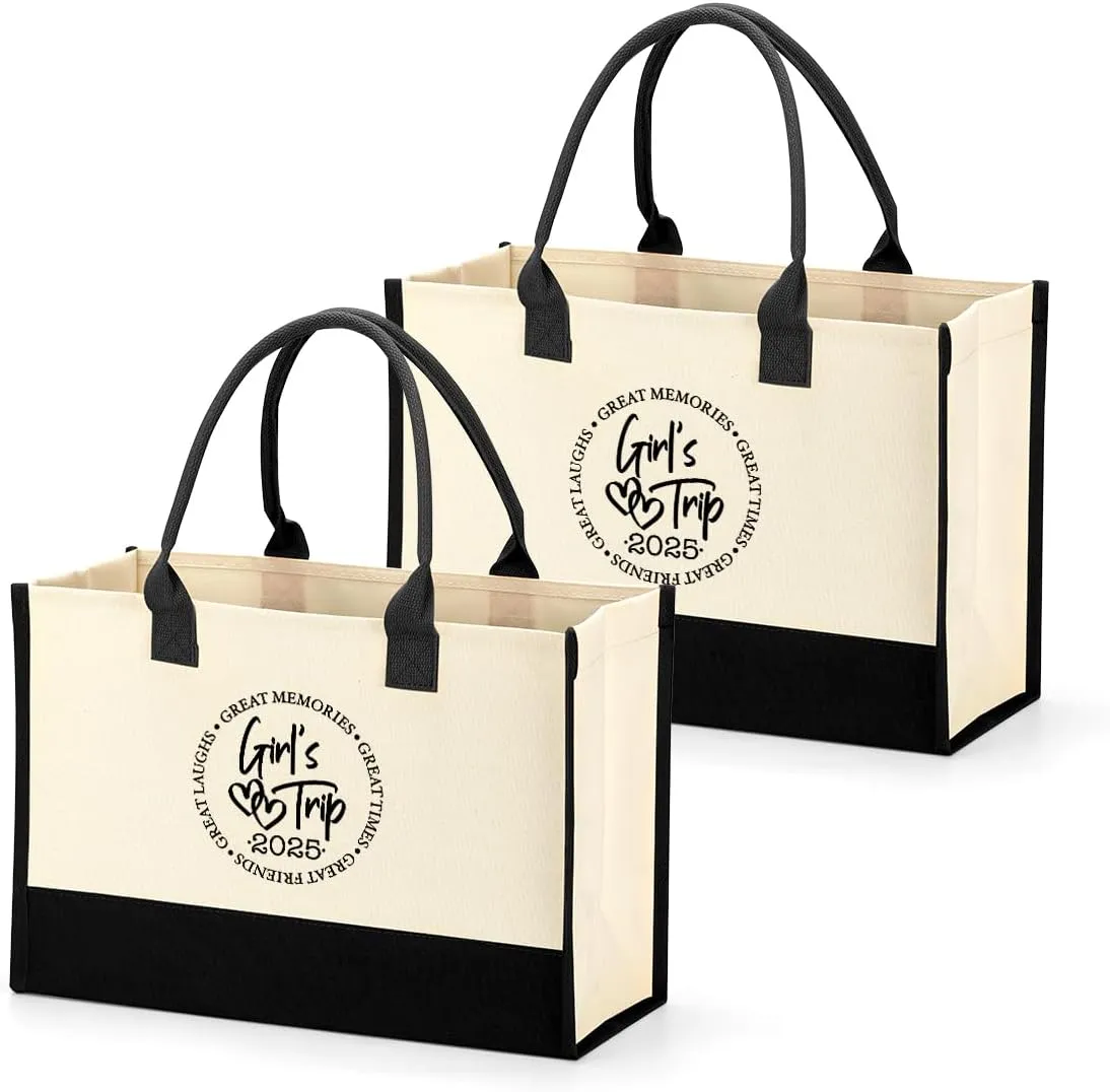 Friend Trip Gifts Favors 2025, Sister Weekend Gifts Tote Bag Goodie Gifts, Bestie Gifts Vacation Weekend Bag Friendship Gifts