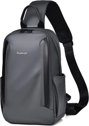 FSD. WG crossbody bag for Men Chest Bag small sling Bags Travel Bag Purse with Water Resistant