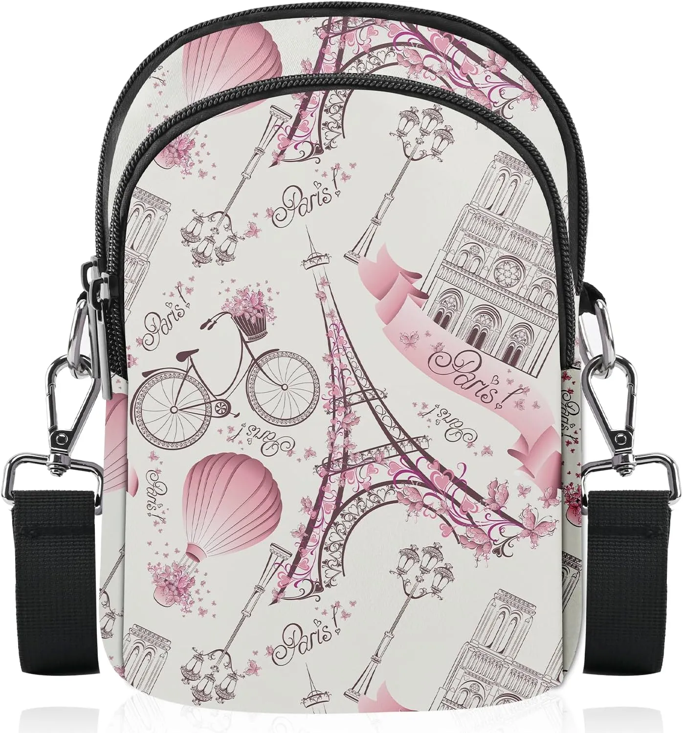 FyLybois Crossbody Bags for Women Cell Phone Purse Lightweight Adjustable Shoulder Handbags Wallet with Card Slots