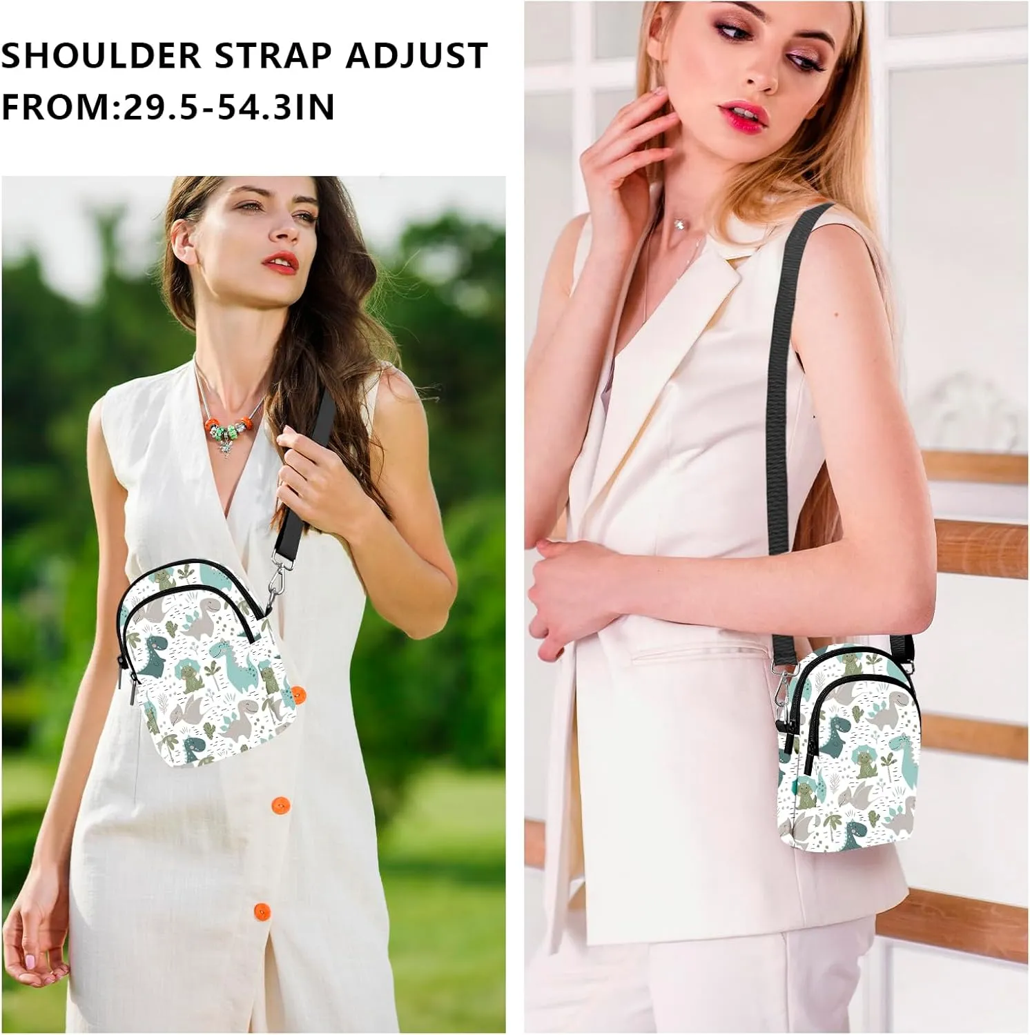 FyLybois Crossbody Bags for Women Cell Phone Purse Lightweight Adjustable Shoulder Handbags Wallet with Card Slots