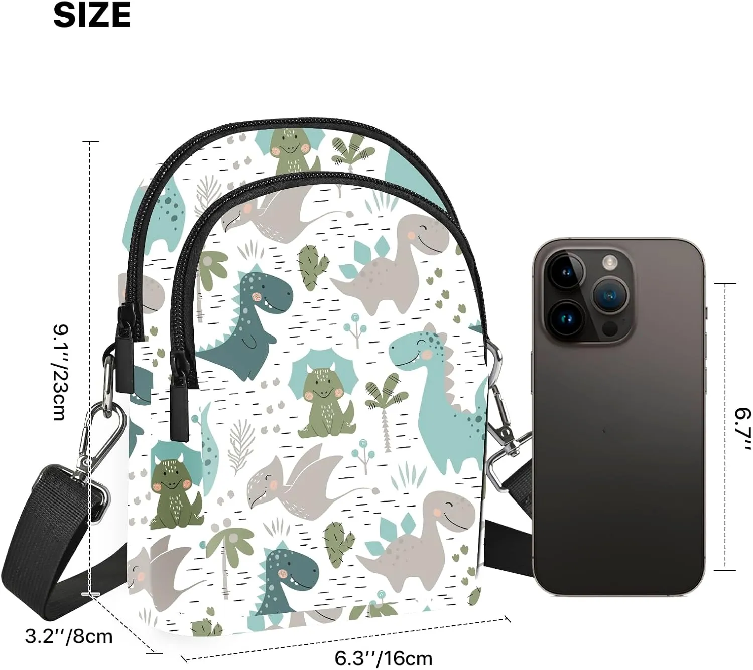 FyLybois Crossbody Bags for Women Cell Phone Purse Lightweight Adjustable Shoulder Handbags Wallet with Card Slots